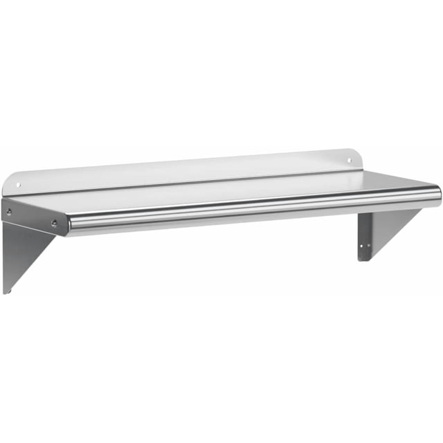 Stainless Steel Shelf 36"x12" Wall Mounted,Commercial Shelving, Floating Shelving, Metal Shelves, Heavy Duty Storage Rack for Kitchen, Garage and Utility Room
