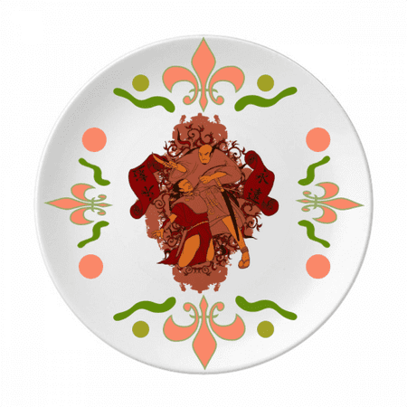

Japan Banners Japanese Pattern Flower Ceramics Plate Tableware Dinner Dish