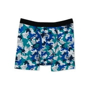 Wonder Nation Boys Underwear Soft Cotton Boxer Briefs, 10-Pack, Sizes S-XXL & Husky