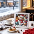 thumbnail image 5 of Christmas Diamond Art Kit, 7.09in Christmas printed canvas with Frame Holiday Craft Gift, 5 of 5