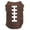 Brown, variant on Petitebelle Football Rugby Print Puppy Dog Shirt (Brown, Small)