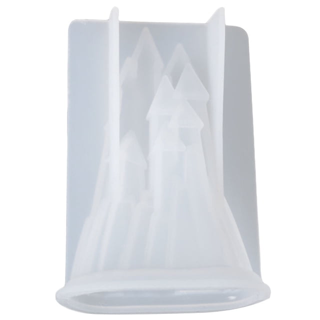 MIANGASTORE DIY Silicone Mold 3D Castle Modeling Crystal Epoxy Mold Jewelry Making Mould