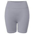 thumbnail image 5 of KPOPLK Women's Workout Biker Shorts - 3"/5"/8" High Waisted Tummy Control Spandex Booty Shorts for Volleyball Gym Yoga Shorts Dance,Grey,Size S, 5 of 6