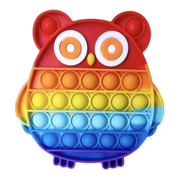 Empuje El Juguete Sensorial De La Burbuja Regalo Divertido Del Juguete De La Descompresión De La Forma Animal Para Los Niños Y Los Adultos Methold FN006197-00