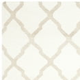 thumbnail image 5 of SAFAVIEH Dhurries Landon Geometric Area Rug, Ivory/Camel, 6' x 9', 5 of 6