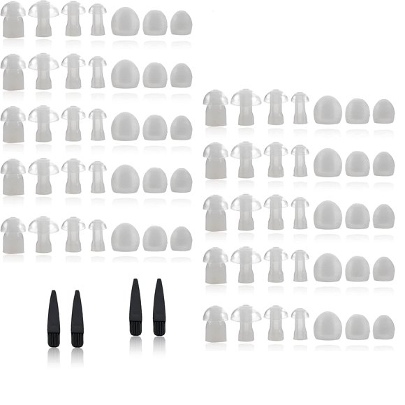 Hearing Aid Domes - Universal Domes for Hearing Aids - Earbud Replacements and BTE Hearing Sound Amplifiers, 2 Pack