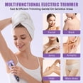 thumbnail image 4 of Electric Razor for Women, Painless Womens Electric Shaver, Low Noise Bikini Body Trimmer Rechargeable Wet/Dry Cordless Epilator with LED Display, 4 of 7