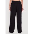 thumbnail image 5 of Women's Crepe Knit High Waisted Wide Leg Dress Pants, 5 of 5