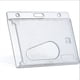 thumbnail image 3 of Tarjetas de identificación de plástico duro horizontales esmeriladas para tarjetas de identificación de plástico rígido con muesca para el pulgar y ranura para cadena y orificios (paquete de 10) Kuyhfg Bienvenido a Kuyhfg, 3 of 5