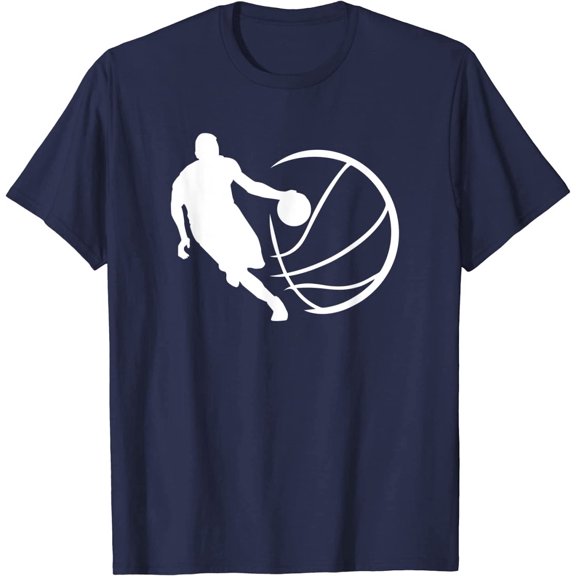 Basketball Player Playing Basketball Ball Sports Team Game T-Shirt