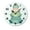 FFclock127, variant on ZXCXRQFa Cute Cartoon Frogs Clock Wall Decor Battery Operated Floral Clocks Spring Wall Clocks Round Desk Clock 10 in Non Ticking Analog Bathroom Clocks