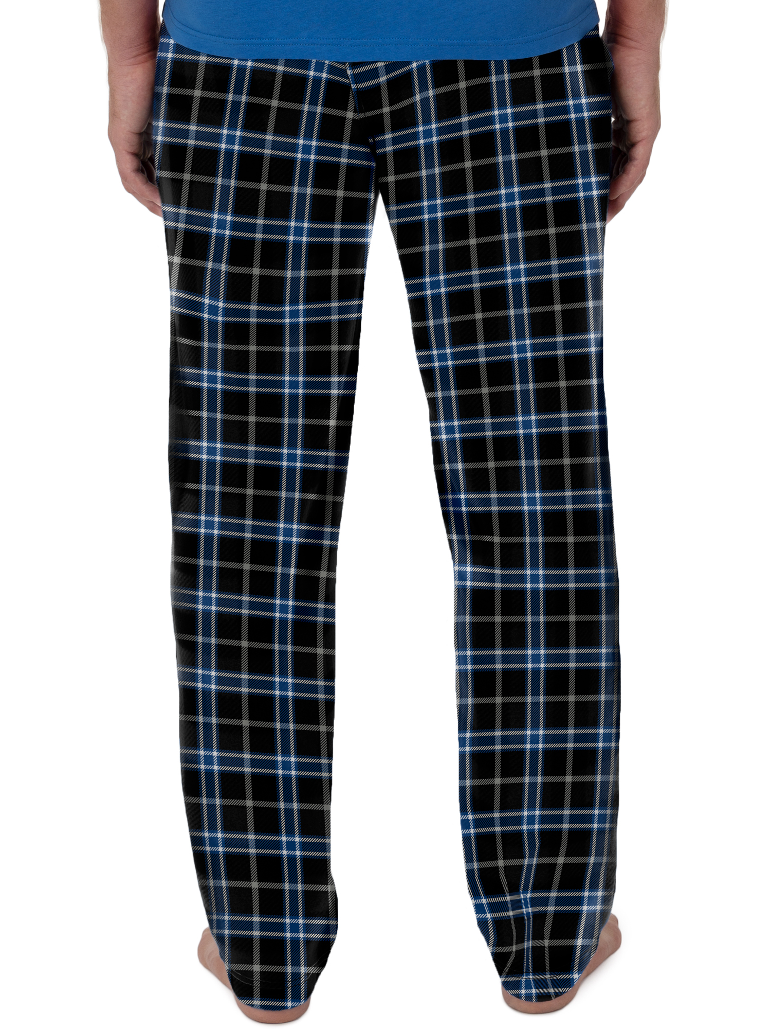 Fruit Of The Loom Men's Short Sleeve Crew Neck Top and Fleece Pajama Pant Set - image 2 of 5