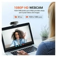 thumbnail image 2 of Webcam For PC 1080P HD 30fps Web Camera Auto Light Correction Web Cam 360 Rotation Computer Webcams For Streaming, 2 of 6