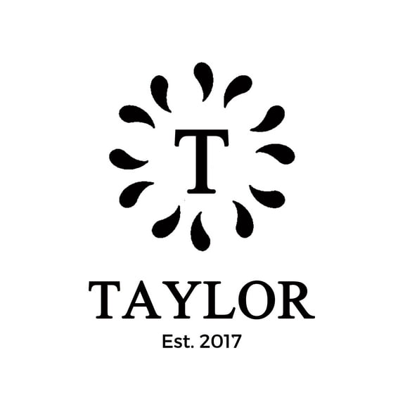 Darling Souvenir Initial Monogram Wall Decor Burlap Print Homeowner Personalized Housewarming Gift-Burlap Print Only(8 x 10 Inches)