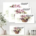 thumbnail image 4 of Designart Bouquet From Meadow Flowers In The Basket Canvas Wall Art, 4 of 4