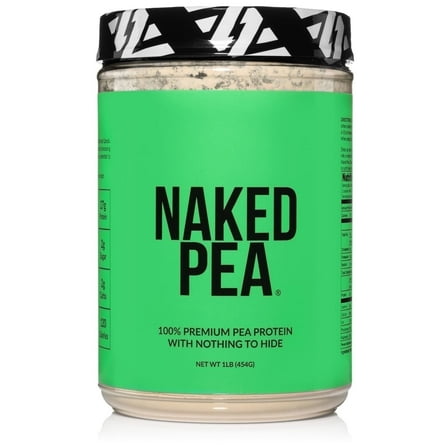 Naked Pea - Pea Protein Isolate - Plant Based, Vegetarian & Vegan Protein. Easy to Digest, Non-GMO, No Lactose, No Soy and Gluten Free - 15 Servings
