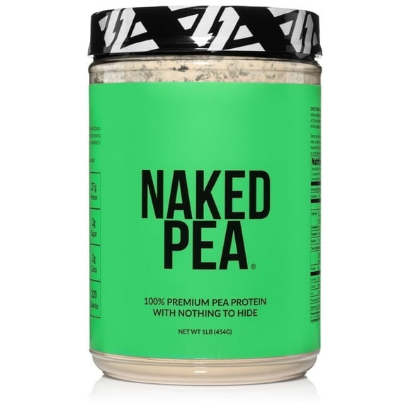 Naked Pea - Pea Protein Isolate - Plant Based, Vegetarian & Vegan Protein. Easy to Digest, Non-GMO, No Lactose, No Soy and Gluten Free - 15 Servings