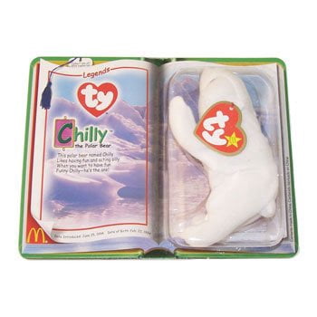 chilly the polar bear beanie baby value