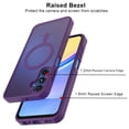 thumbnail image 4 of Tekcoo for Samsung Galaxy A15 5G Case, Compatible with MagSafe Military Grade Drop Protection Magnetic Rugged Cover Translucent Back Shockproof Phone Case for Samsung Galaxy A15 5G - Purple, 4 of 10