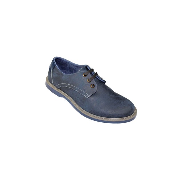 ZAPATOS CASUALES LEON HOMBRE CABALLERO AZUL MARINO TEXTIL 22501 LEON 22501