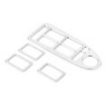 thumbnail image 4 of unids/set cubierta de botón de elevación de ventana pegatina decorativa para 5-Series E39 1996-2003 Chromeplate, 4 of 9