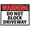Warning Sign 3, variant on Warning DO NOT Block Drive Way Sign - 8"x12" Durable Tin Metal Decor, Safety Humor Marker for Home Garage Yard Workplace