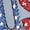 #1_Light Blue, variant on Patriotic American Flag Print Women's Shorts - Mid Rise Elastic Waist Cotton Lounge Pants, 4th of July Themed Casual Summer Wear for Travel & Outdoor Celebrations