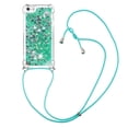 thumbnail image 1 of Funda FOXDOCK para iPhone 5/5s con Cuerda Ajustable, Brillo Líquido, Protección Antigolpes y Lente – Ideal para Regalo, 1 of 6