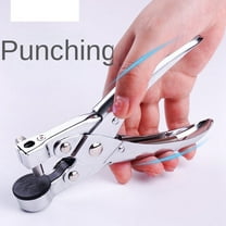 Circle Hole Puncher 7mm Hand-Held Round Hole Punch for Sofe Plastic Bag Polybag OPP PE Bag Thin Cloth,Plastic Film