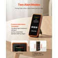 thumbnail image 4 of VEVOR Radon Detector, 3.3Bq to 37kBq/m³ Measurement Range, Battery Powered Air Quality & Humidity Monitor, CO2 VOC Portable Radon Meter, 45-Day Long Battery Life, Wall-mounted, Easy to Use, for Home, 4 of 9