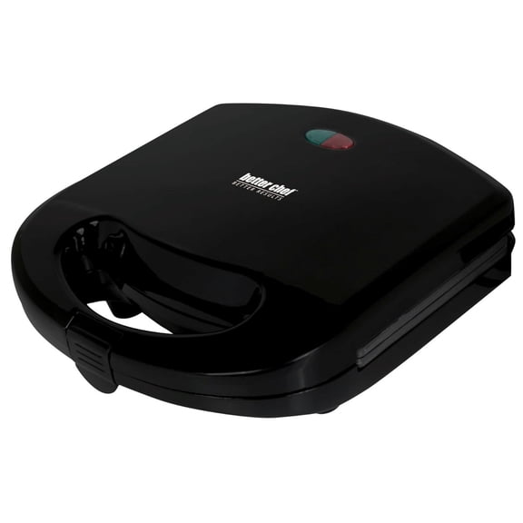 Better Chef Panini Contact Grill- Black With Stainless Steel