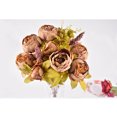 thumbnail image 3 of Matsuzay Flores falsas realistas de seda de amplia aplicación y elegantes flores artificiales de peonías. Flores artificiales rosa, 3 of 6