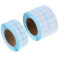 thumbnail image 1 of 2 rollos de pegatinas autoadhesivas de diamantes en blanco, para manualidades, pegatinas rectangulares y redondas con puntos, para envolver regalos y almacenar., 1 of 6