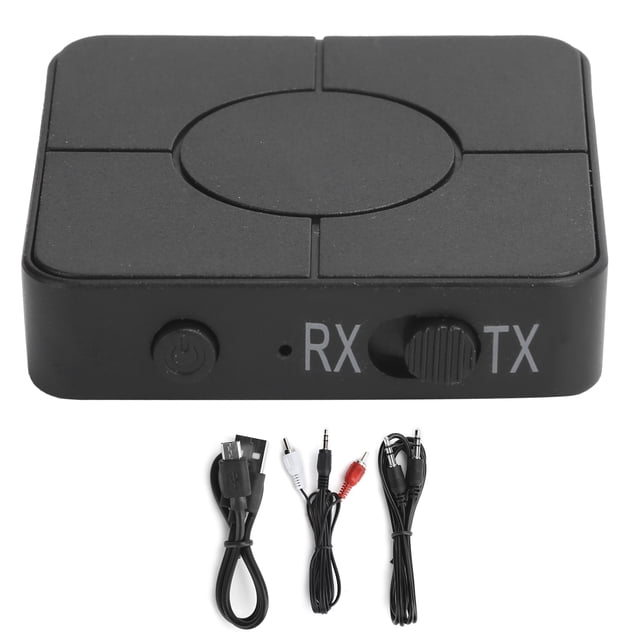 Transmisor y receptor de audio Bluetooth 5.0 multifunción 2 en 1, adaptador para altavoces de TV estéreo