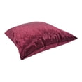 thumbnail image 5 of Mainstays Crushed Velvet Square Decorative Pillow, 18 x 18, Merlot, 5 of 6