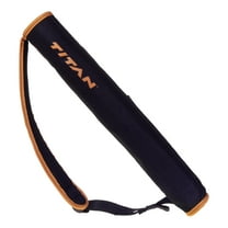 Titan Compact Back Quiver, 19 in H x 3.75 in D, Polyester, 7036, Black