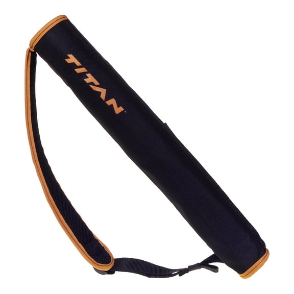 Titan Compact Back Quiver, 19 in H x 3.75 in D, Polyester, 7036, Black