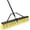 Yellow 24 Inches Heavy Duty, variant on 24 Inches Push Broom Outdoor Heavy Duty Broom with 63" Long Handle for Deck Driveway Garage Yard Patio Concrete Floor Cleaning Yellow