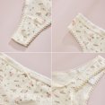 thumbnail image 5 of GEWSEY Women's Triple Twist Mesh G Thong Bowknot Panties (Light Pink, XL), 5 of 5