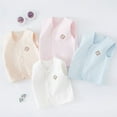 thumbnail image 4 of Usaibhir Infant Baby Toddler Vest Warm Sleeveless Jacket Spring Winter Boys Girls Waistcoat for 3-4Y Blue, 4 of 8