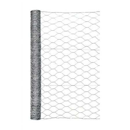 Garden Craft 36 in. H X 50 ft. L Galvanized Steel Poultry Netting 2 in.
