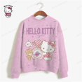 thumbnail image 3 of Sudadera de calle para mujer, sudaderas con capucha para mujer, sudaderas con estampado de dibujos animados, sudadera corta con estampado de HELLO KITTY para mujer, 3 of 5