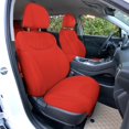 thumbnail image 3 of For 2019–2023 Hyundai Santa Fe FH Group Custom Fit Neoprene Waterproof Car Seat Covers - Front Seat Solid Red, 3 of 5