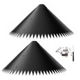 thumbnail image 1 of Bird Food House Squirrel Guard Defle (2pc 14 Pulgadas), 1 of 9