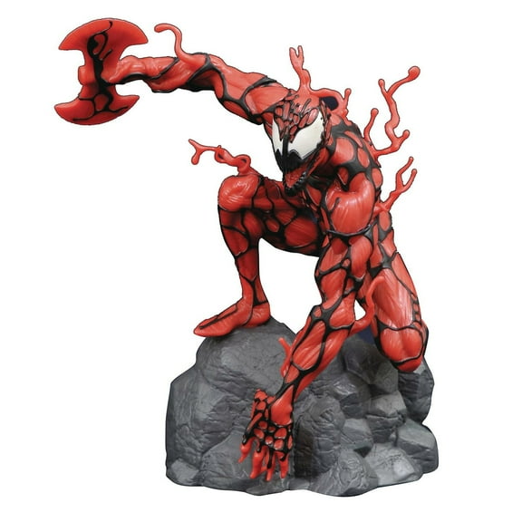 DIAMOND SELECT TOYS Marvel Gallery: Carnage (Glow-in-The-Dark Version) PVC Figure, Mulitcolor, 9 inches