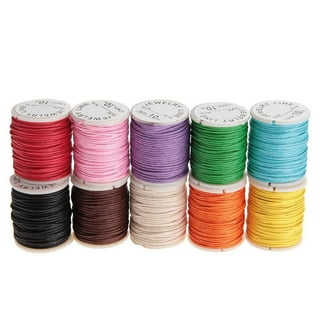 4 Rolls Waxed Cord Waxed Cord for Jewelry Making Waxed String Waxed Cotton  Cord