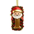thumbnail image 1 of Rapeiae 26 Letters Christmas Tree Decoration Pendant Christmas Tree Ornaments Personalized Christmas Ornaments Christmas Decoration Xmas Tree Hanging Decor, 1 of 4