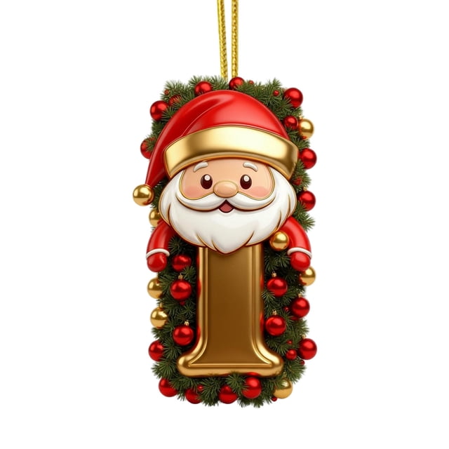 Rapeiae 26 Letters Christmas Tree Decoration Pendant Christmas Tree Ornaments Personalized Christmas Ornaments Christmas Decoration Xmas Tree Hanging Decor