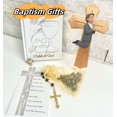thumbnail image 4 of Baptism Gifts for Boys - 7.7 Inch Gold Praying Baby Wall Cross for First Holy Communion, Christening, and Baptism, Religious Wall Decor for Godparents' Baby Gifts, 4 of 9