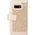thumbnail image 6 of Wallet Case for Samsung Galaxy S10+ S10 Plus,Magnetic Handbag Zipper Pocket PU Leather Flip with 9 Card Slots and Wrist Strap Folio TPU Stand Case for Samsung Galaxy S10+ S10 Plus - Gold, 6 of 14